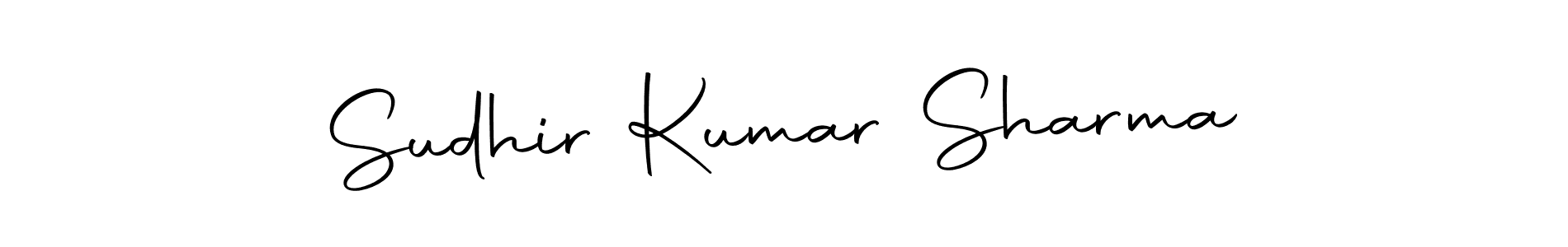 How to make Sudhir Kumar Sharma name signature. Use Autography-DOLnW style for creating short signs online. This is the latest handwritten sign. Sudhir Kumar Sharma signature style 10 images and pictures png
