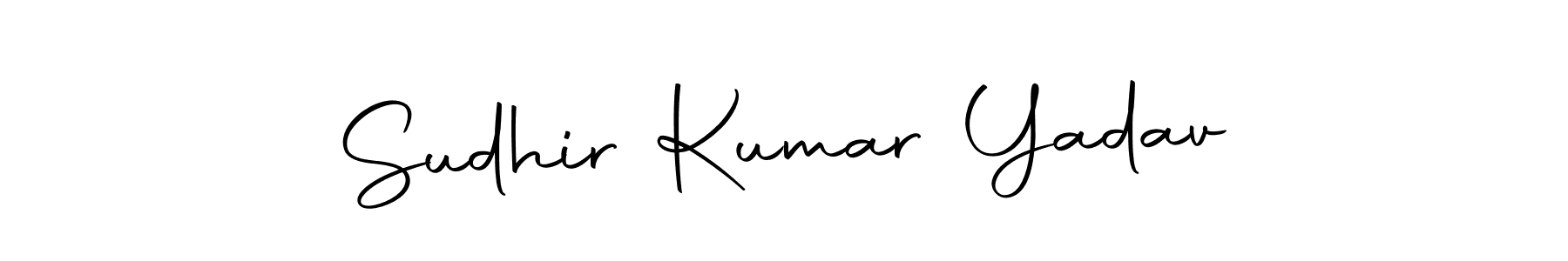 The best way (Autography-DOLnW) to make a short signature is to pick only two or three words in your name. The name Sudhir Kumar Yadav include a total of six letters. For converting this name. Sudhir Kumar Yadav signature style 10 images and pictures png