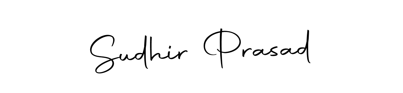 Design your own signature with our free online signature maker. With this signature software, you can create a handwritten (Autography-DOLnW) signature for name Sudhir Prasad. Sudhir Prasad signature style 10 images and pictures png