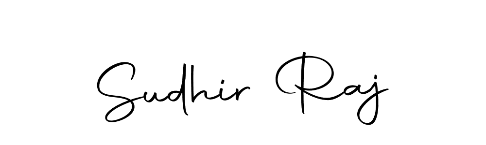 Use a signature maker to create a handwritten signature online. With this signature software, you can design (Autography-DOLnW) your own signature for name Sudhir Raj. Sudhir Raj signature style 10 images and pictures png