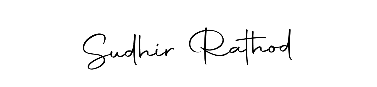Make a beautiful signature design for name Sudhir Rathod. With this signature (Autography-DOLnW) style, you can create a handwritten signature for free. Sudhir Rathod signature style 10 images and pictures png