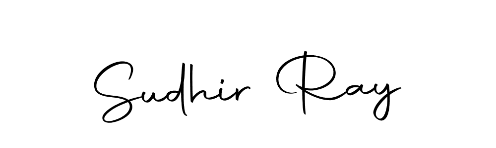 Design your own signature with our free online signature maker. With this signature software, you can create a handwritten (Autography-DOLnW) signature for name Sudhir Ray. Sudhir Ray signature style 10 images and pictures png