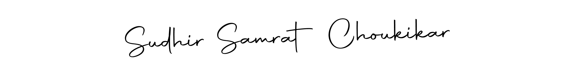 Also we have Sudhir Samrat Choukikar name is the best signature style. Create professional handwritten signature collection using Autography-DOLnW autograph style. Sudhir Samrat Choukikar signature style 10 images and pictures png
