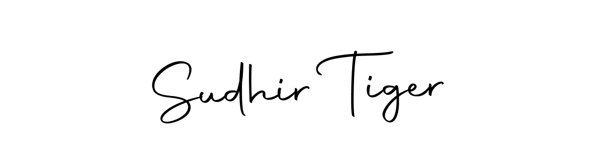 The best way (Autography-DOLnW) to make a short signature is to pick only two or three words in your name. The name Sudhir Tiger include a total of six letters. For converting this name. Sudhir Tiger signature style 10 images and pictures png