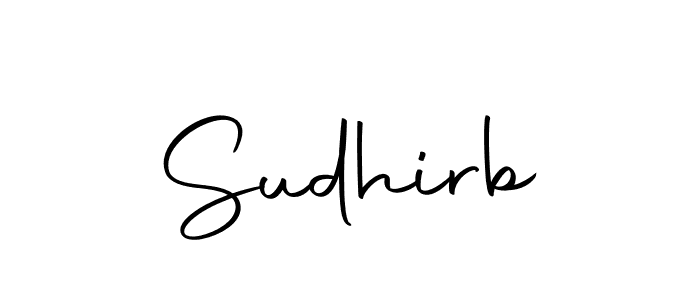 Make a beautiful signature design for name Sudhirb. With this signature (Autography-DOLnW) style, you can create a handwritten signature for free. Sudhirb signature style 10 images and pictures png