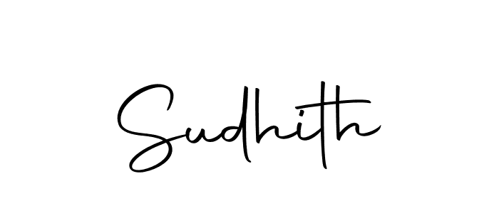 Make a beautiful signature design for name Sudhith. Use this online signature maker to create a handwritten signature for free. Sudhith signature style 10 images and pictures png