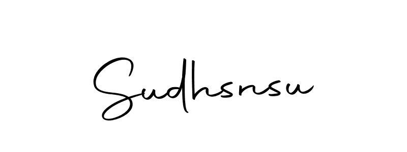 Use a signature maker to create a handwritten signature online. With this signature software, you can design (Autography-DOLnW) your own signature for name Sudhsnsu. Sudhsnsu signature style 10 images and pictures png