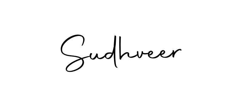 Create a beautiful signature design for name Sudhveer. With this signature (Autography-DOLnW) fonts, you can make a handwritten signature for free. Sudhveer signature style 10 images and pictures png