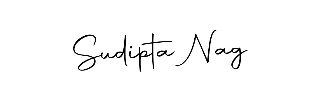Use a signature maker to create a handwritten signature online. With this signature software, you can design (Autography-DOLnW) your own signature for name Sudipta Nag. Sudipta Nag signature style 10 images and pictures png