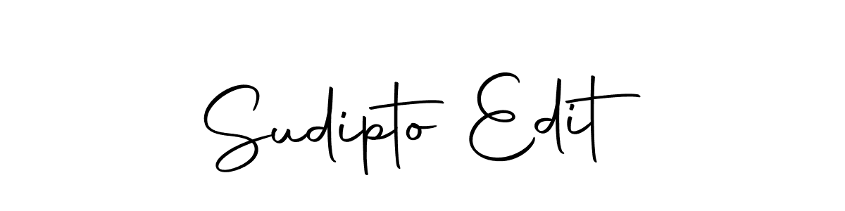 Use a signature maker to create a handwritten signature online. With this signature software, you can design (Autography-DOLnW) your own signature for name Sudipto Edit. Sudipto Edit signature style 10 images and pictures png