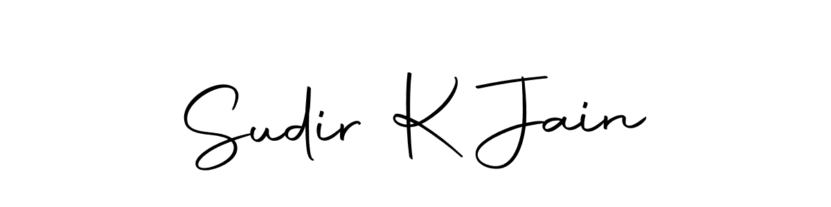 Also we have Sudir K Jain name is the best signature style. Create professional handwritten signature collection using Autography-DOLnW autograph style. Sudir K Jain signature style 10 images and pictures png