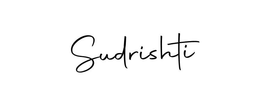 Design your own signature with our free online signature maker. With this signature software, you can create a handwritten (Autography-DOLnW) signature for name Sudrishti. Sudrishti signature style 10 images and pictures png