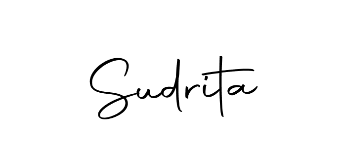 Create a beautiful signature design for name Sudrita. With this signature (Autography-DOLnW) fonts, you can make a handwritten signature for free. Sudrita signature style 10 images and pictures png