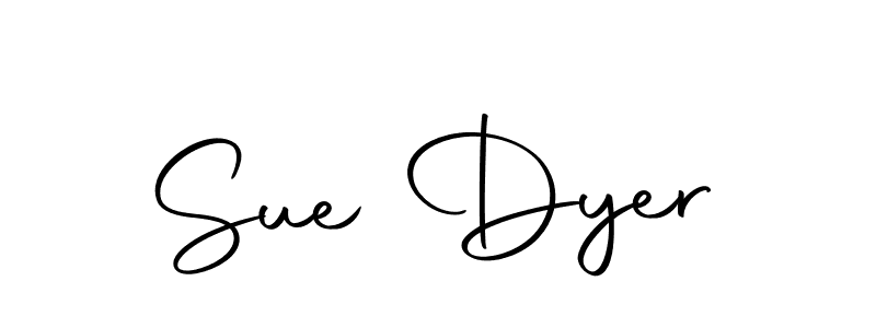 You should practise on your own different ways (Autography-DOLnW) to write your name (Sue Dyer) in signature. don't let someone else do it for you. Sue Dyer signature style 10 images and pictures png