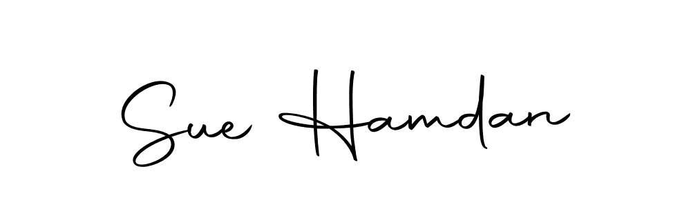 Use a signature maker to create a handwritten signature online. With this signature software, you can design (Autography-DOLnW) your own signature for name Sue Hamdan. Sue Hamdan signature style 10 images and pictures png