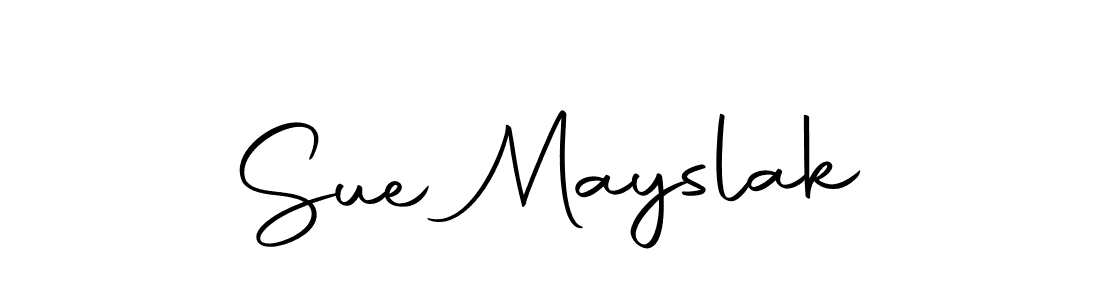 if you are searching for the best signature style for your name Sue Mayslak. so please give up your signature search. here we have designed multiple signature styles  using Autography-DOLnW. Sue Mayslak signature style 10 images and pictures png