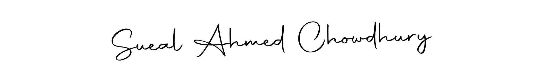 This is the best signature style for the Sueal Ahmed Chowdhury name. Also you like these signature font (Autography-DOLnW). Mix name signature. Sueal Ahmed Chowdhury signature style 10 images and pictures png