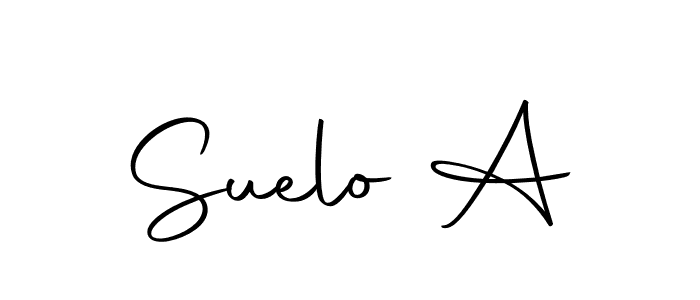 Design your own signature with our free online signature maker. With this signature software, you can create a handwritten (Autography-DOLnW) signature for name Suelo A. Suelo A signature style 10 images and pictures png