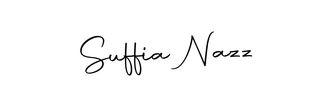 Suffia Nazz stylish signature style. Best Handwritten Sign (Autography-DOLnW) for my name. Handwritten Signature Collection Ideas for my name Suffia Nazz. Suffia Nazz signature style 10 images and pictures png