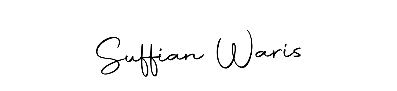 You should practise on your own different ways (Autography-DOLnW) to write your name (Suffian Waris) in signature. don't let someone else do it for you. Suffian Waris signature style 10 images and pictures png