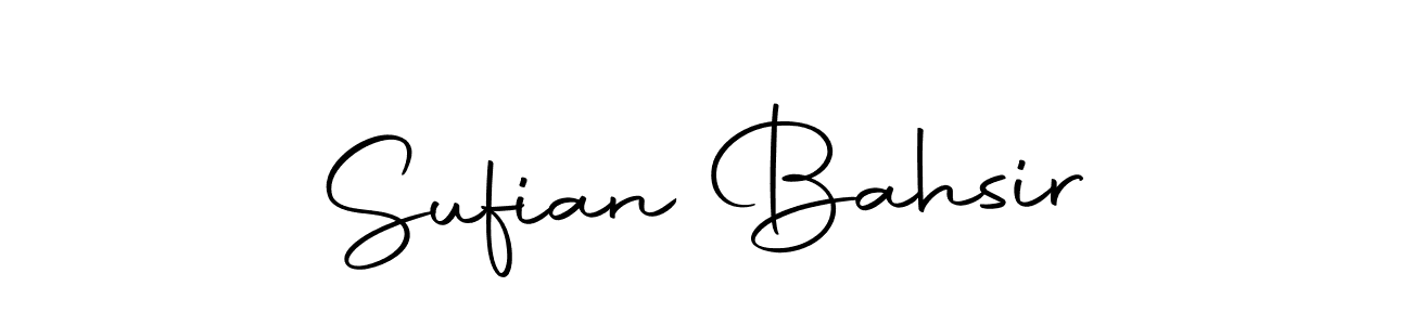 Similarly Autography-DOLnW is the best handwritten signature design. Signature creator online .You can use it as an online autograph creator for name Sufian Bahsir. Sufian Bahsir signature style 10 images and pictures png