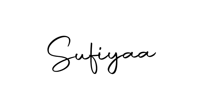 Create a beautiful signature design for name Sufiyaa. With this signature (Autography-DOLnW) fonts, you can make a handwritten signature for free. Sufiyaa signature style 10 images and pictures png