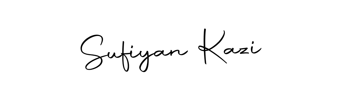 Also we have Sufiyan Kazi name is the best signature style. Create professional handwritten signature collection using Autography-DOLnW autograph style. Sufiyan Kazi signature style 10 images and pictures png