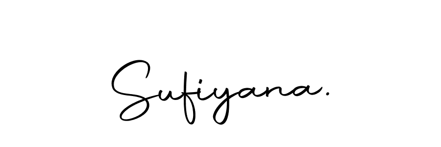 Make a beautiful signature design for name Sufiyana.. Use this online signature maker to create a handwritten signature for free. Sufiyana. signature style 10 images and pictures png