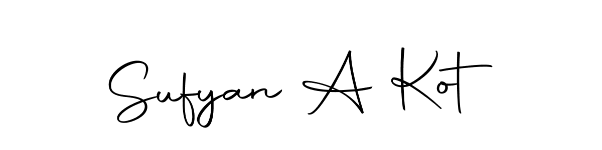 Make a beautiful signature design for name Sufyan A Kot. With this signature (Autography-DOLnW) style, you can create a handwritten signature for free. Sufyan A Kot signature style 10 images and pictures png