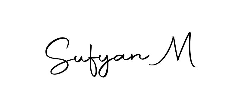 Also we have Sufyan M name is the best signature style. Create professional handwritten signature collection using Autography-DOLnW autograph style. Sufyan M signature style 10 images and pictures png