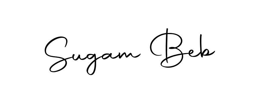 if you are searching for the best signature style for your name Sugam Beb. so please give up your signature search. here we have designed multiple signature styles  using Autography-DOLnW. Sugam Beb signature style 10 images and pictures png