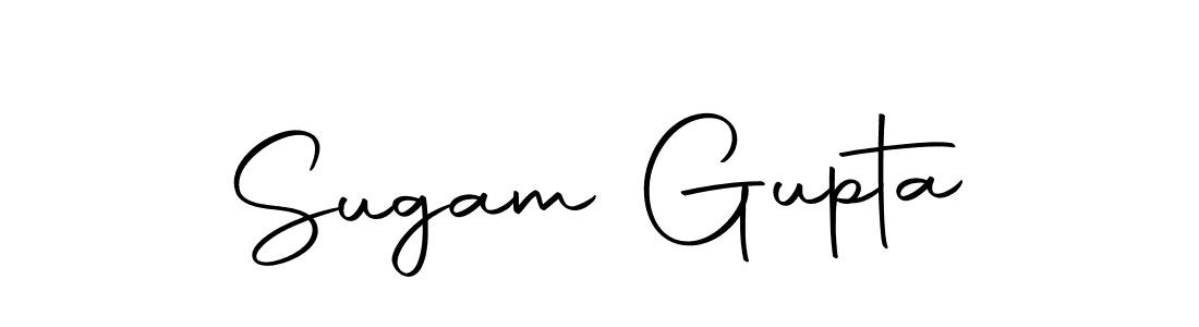 Use a signature maker to create a handwritten signature online. With this signature software, you can design (Autography-DOLnW) your own signature for name Sugam Gupta. Sugam Gupta signature style 10 images and pictures png