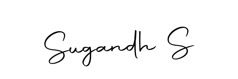 Make a beautiful signature design for name Sugandh S. With this signature (Autography-DOLnW) style, you can create a handwritten signature for free. Sugandh S signature style 10 images and pictures png