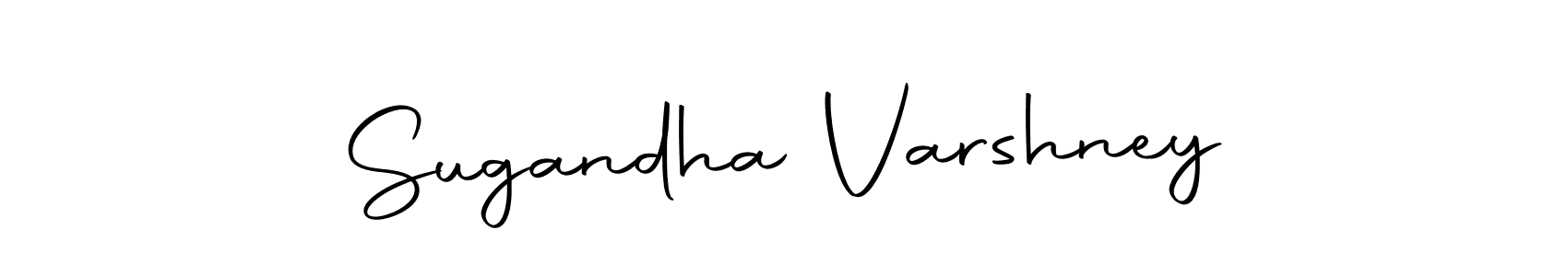 Make a beautiful signature design for name Sugandha Varshney. With this signature (Autography-DOLnW) style, you can create a handwritten signature for free. Sugandha Varshney signature style 10 images and pictures png