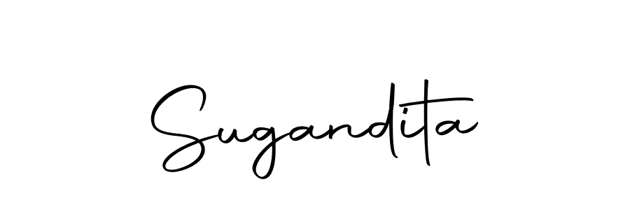 Design your own signature with our free online signature maker. With this signature software, you can create a handwritten (Autography-DOLnW) signature for name Sugandita. Sugandita signature style 10 images and pictures png