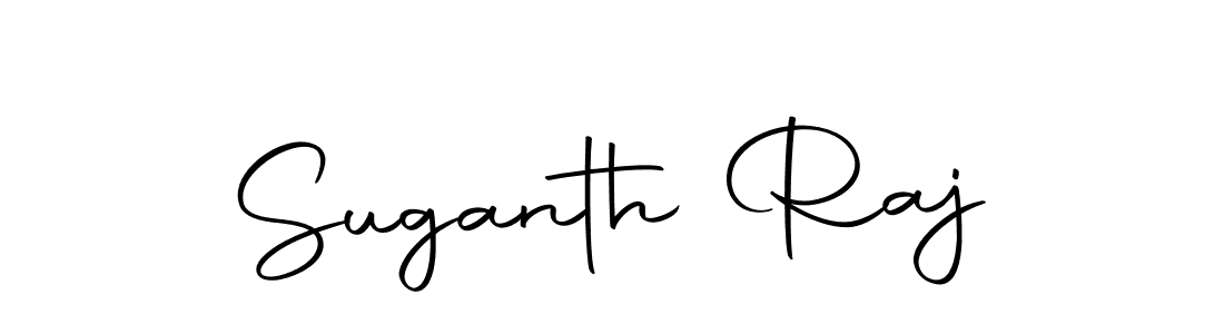 How to make Suganth Raj name signature. Use Autography-DOLnW style for creating short signs online. This is the latest handwritten sign. Suganth Raj signature style 10 images and pictures png