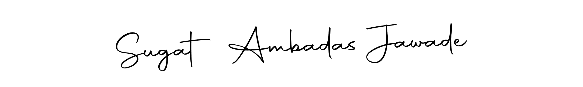Make a beautiful signature design for name Sugat Ambadas Jawade. Use this online signature maker to create a handwritten signature for free. Sugat Ambadas Jawade signature style 10 images and pictures png