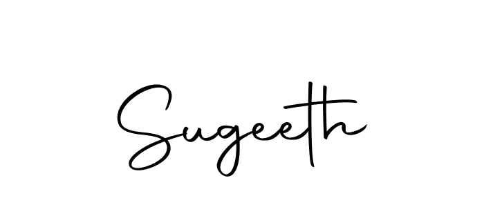 Use a signature maker to create a handwritten signature online. With this signature software, you can design (Autography-DOLnW) your own signature for name Sugeeth. Sugeeth signature style 10 images and pictures png