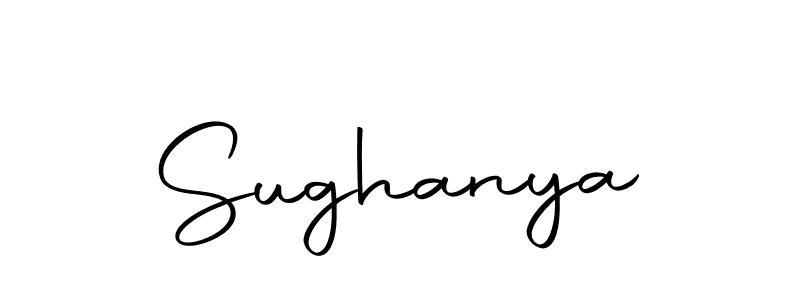 Use a signature maker to create a handwritten signature online. With this signature software, you can design (Autography-DOLnW) your own signature for name Sughanya. Sughanya signature style 10 images and pictures png