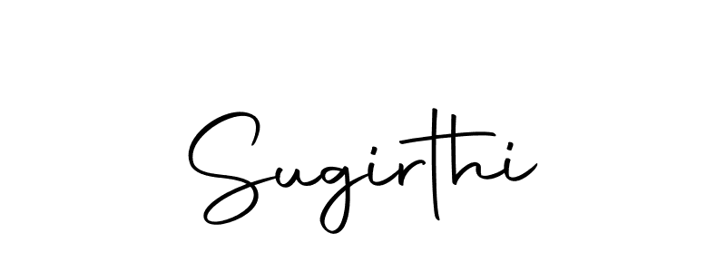 Create a beautiful signature design for name Sugirthi. With this signature (Autography-DOLnW) fonts, you can make a handwritten signature for free. Sugirthi signature style 10 images and pictures png