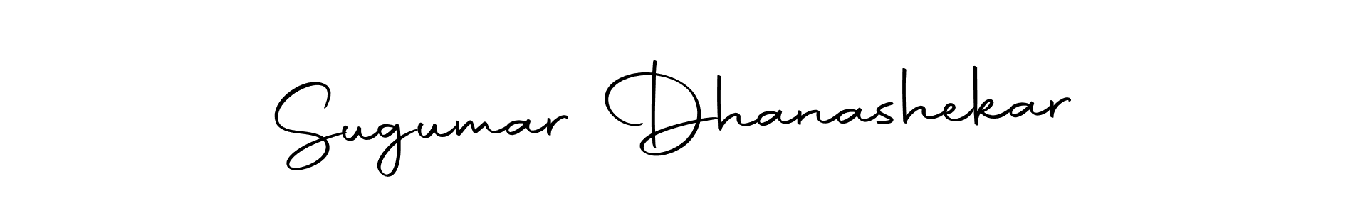 Design your own signature with our free online signature maker. With this signature software, you can create a handwritten (Autography-DOLnW) signature for name Sugumar Dhanashekar. Sugumar Dhanashekar signature style 10 images and pictures png