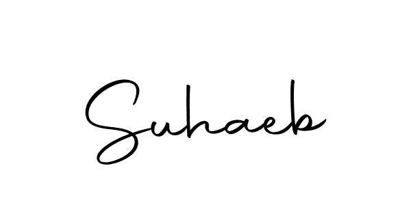 Design your own signature with our free online signature maker. With this signature software, you can create a handwritten (Autography-DOLnW) signature for name Suhaeb. Suhaeb signature style 10 images and pictures png