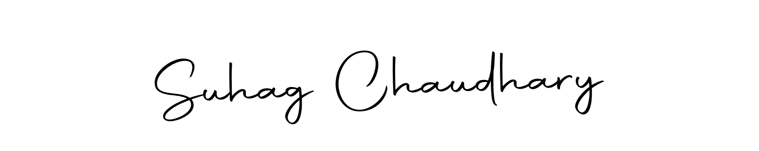 Also we have Suhag Chaudhary name is the best signature style. Create professional handwritten signature collection using Autography-DOLnW autograph style. Suhag Chaudhary signature style 10 images and pictures png