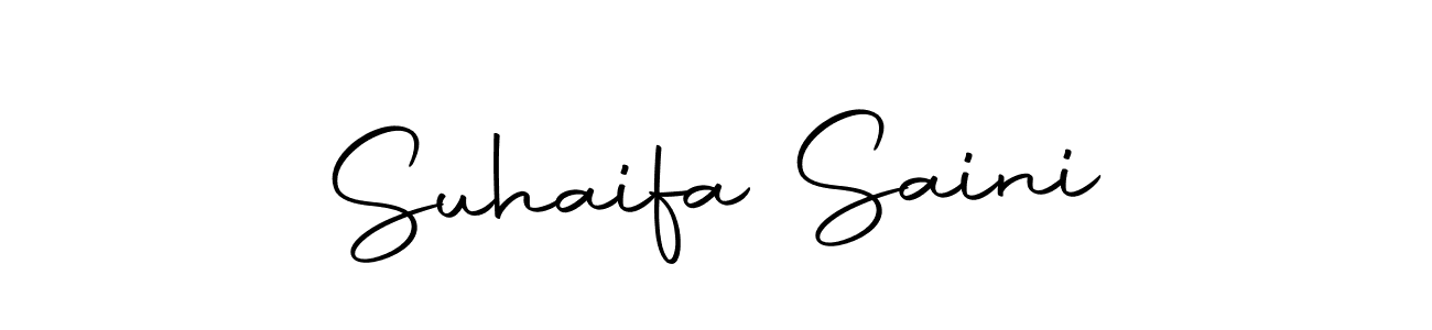Make a beautiful signature design for name Suhaifa Saini. With this signature (Autography-DOLnW) style, you can create a handwritten signature for free. Suhaifa Saini signature style 10 images and pictures png