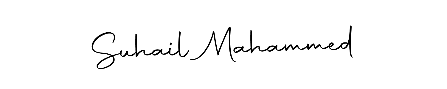 Make a beautiful signature design for name Suhail Mahammed. With this signature (Autography-DOLnW) style, you can create a handwritten signature for free. Suhail Mahammed signature style 10 images and pictures png