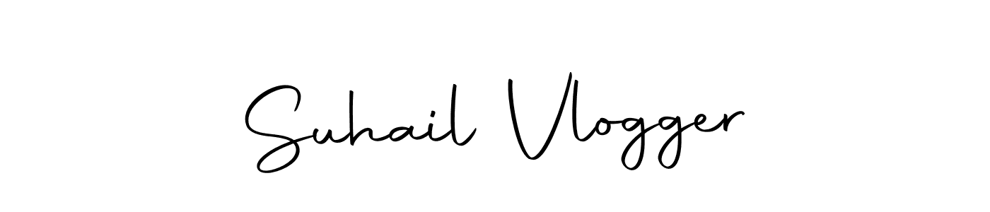 Also we have Suhail Vlogger name is the best signature style. Create professional handwritten signature collection using Autography-DOLnW autograph style. Suhail Vlogger signature style 10 images and pictures png