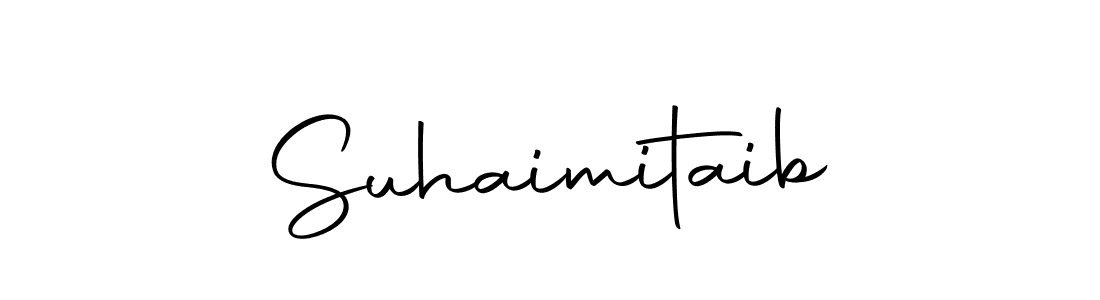 Design your own signature with our free online signature maker. With this signature software, you can create a handwritten (Autography-DOLnW) signature for name Suhaimitaib. Suhaimitaib signature style 10 images and pictures png