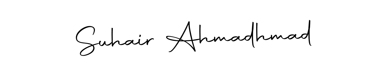 Suhair Ahmadhmad stylish signature style. Best Handwritten Sign (Autography-DOLnW) for my name. Handwritten Signature Collection Ideas for my name Suhair Ahmadhmad. Suhair Ahmadhmad signature style 10 images and pictures png