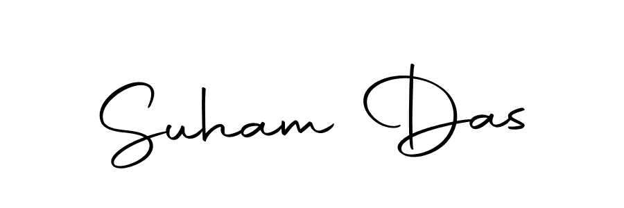 Make a beautiful signature design for name Suham Das. With this signature (Autography-DOLnW) style, you can create a handwritten signature for free. Suham Das signature style 10 images and pictures png