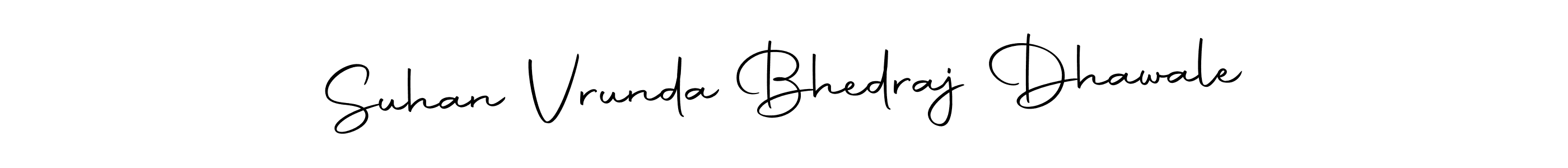 Check out images of Autograph of Suhan Vrunda Bhedraj Dhawale name. Actor Suhan Vrunda Bhedraj Dhawale Signature Style. Autography-DOLnW is a professional sign style online. Suhan Vrunda Bhedraj Dhawale signature style 10 images and pictures png